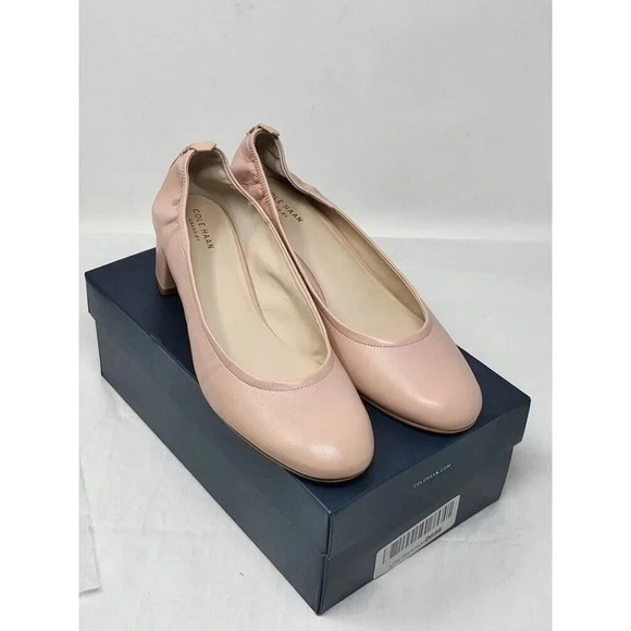 Cole Haan Women's Aviana Mahogany Rose Leather Pumps Size 10.5B - Picture 1 of 9
